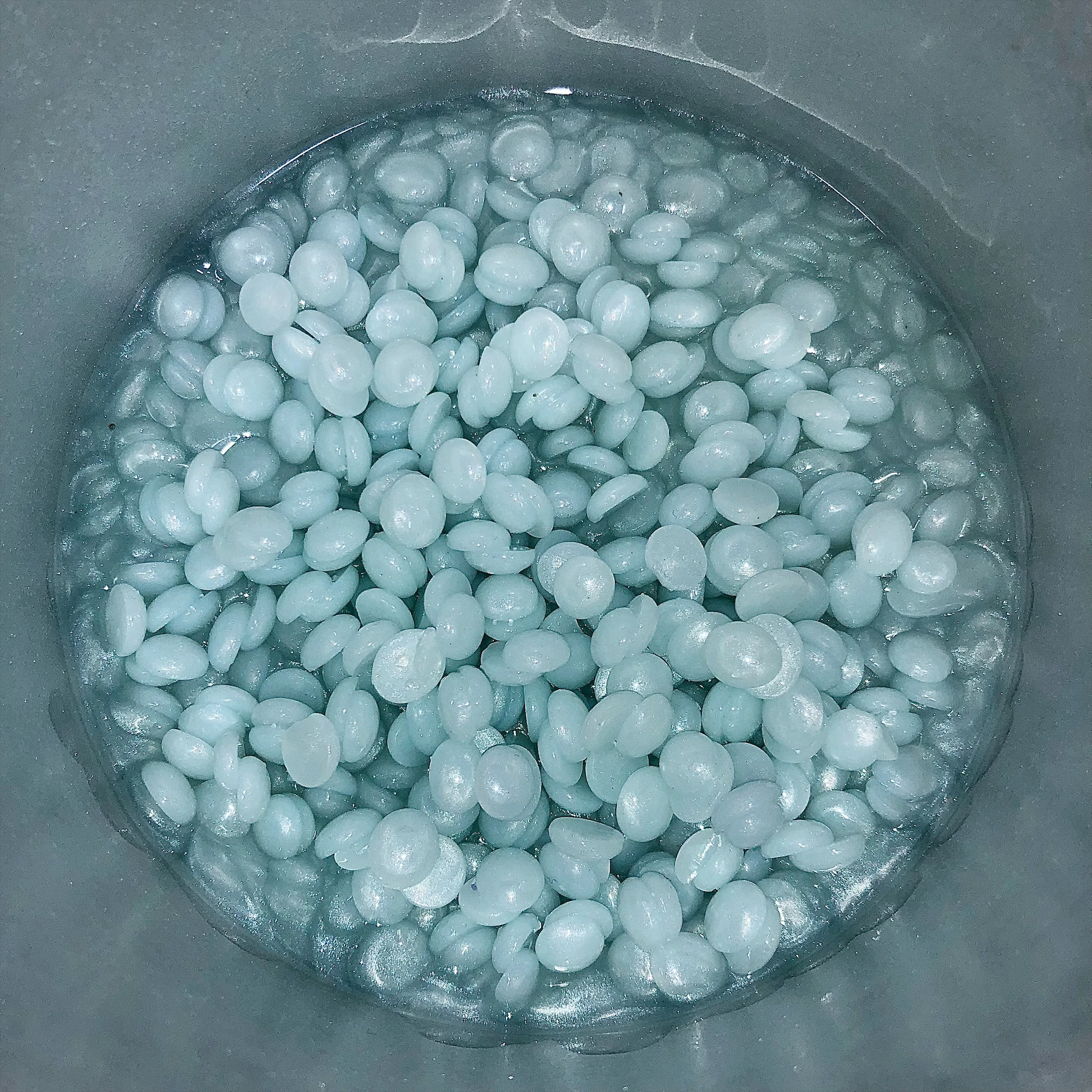 Chase Wax 5LB Cotton Candy Shimmer Blue Microcristalline Formula Rosin Free Depilatory Gummy Hard Beads for Body