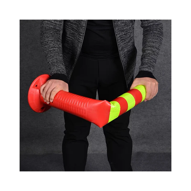 Pvc Delineator 700Mm Reflective Pvc Warning Delineator Post Plastic Traffic Road Post For Lane Divider