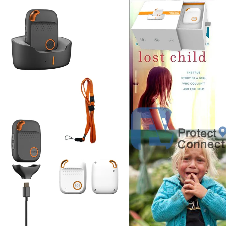 Eview Anti Lost 4G LTE Child Anti Kidnapping GPS Tracker EV04 Tracking Device for Emergency