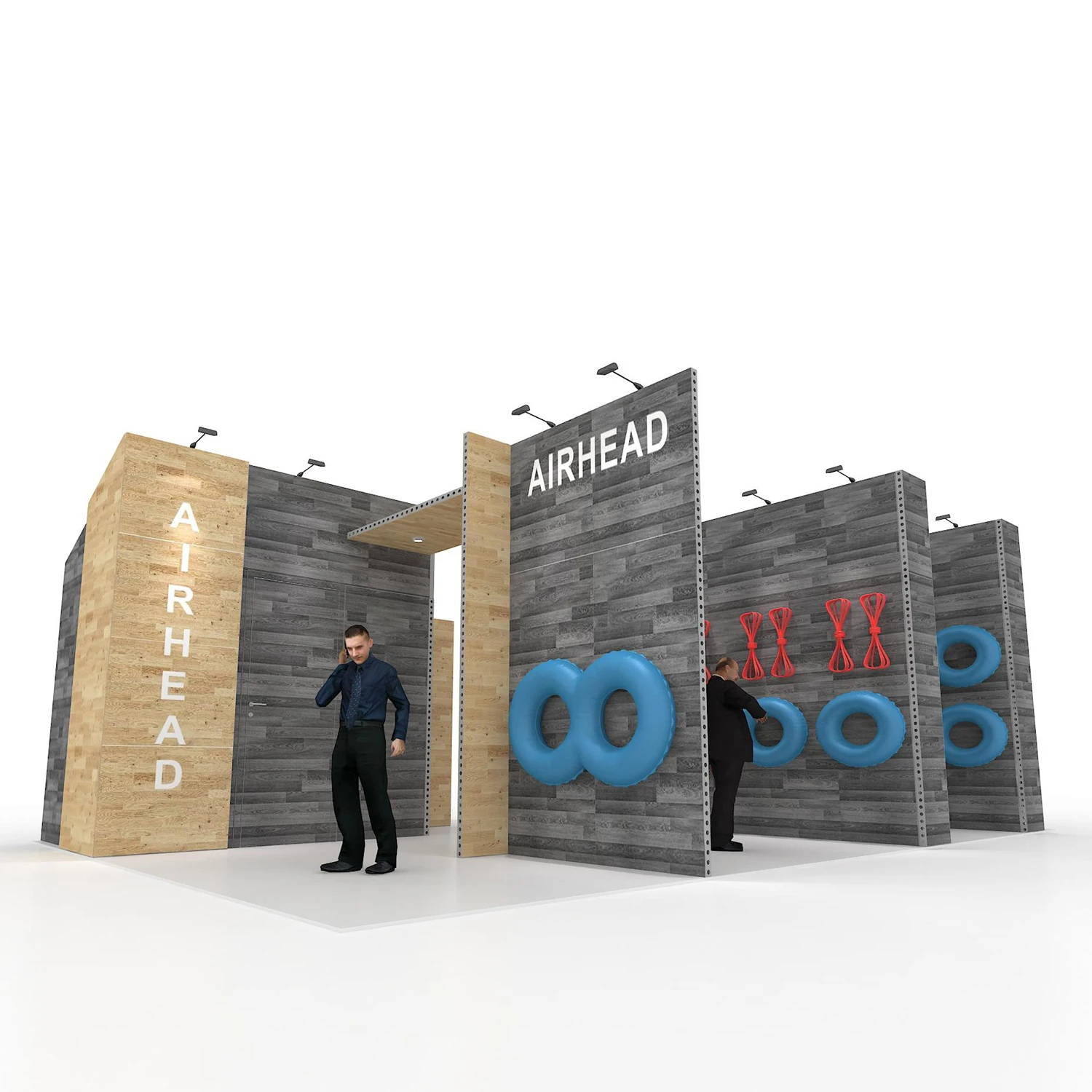 Transformable Modular Contracted Aluminium Extrusion Square Tube Exhibition Tradeshow Displays Stand Booth Design