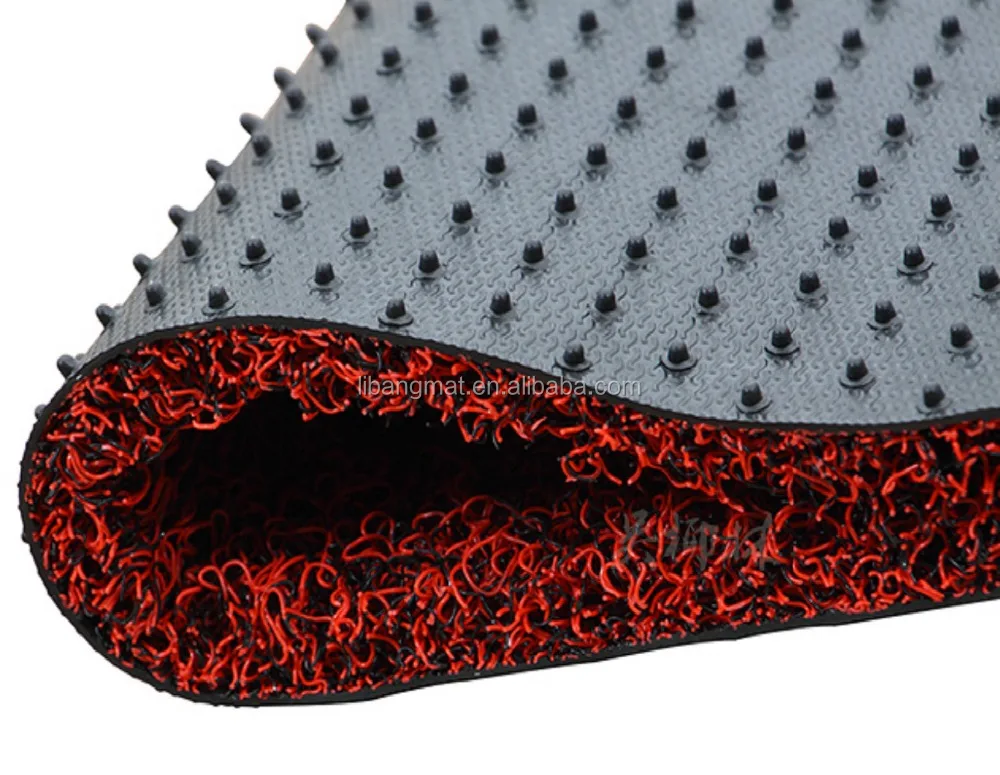 PVC Coil Car Mat in Rolls  PVC Loop Noodle Door Cushion Car Carpet Roll Car Floor Mat