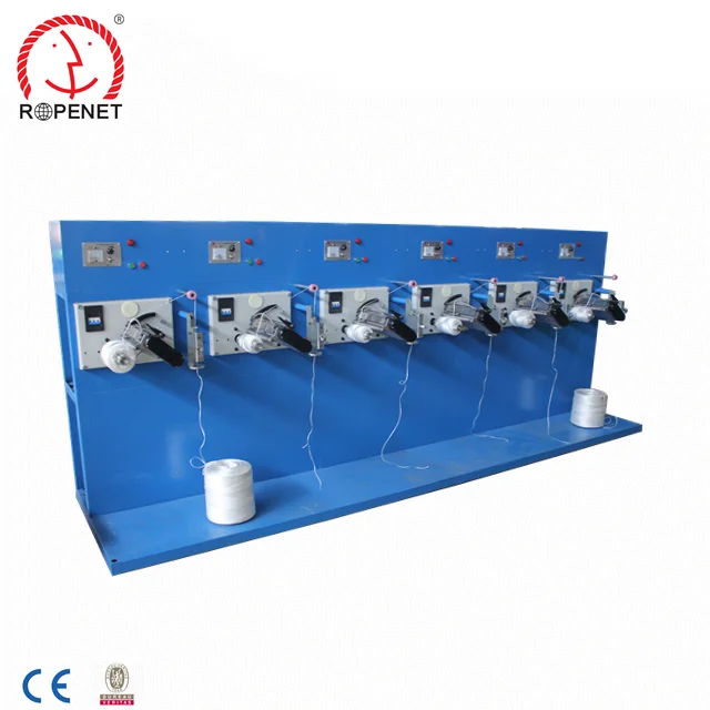 Plastic Rope Spool Yarn machine winding machine rope cone coil winding machine traverse winder