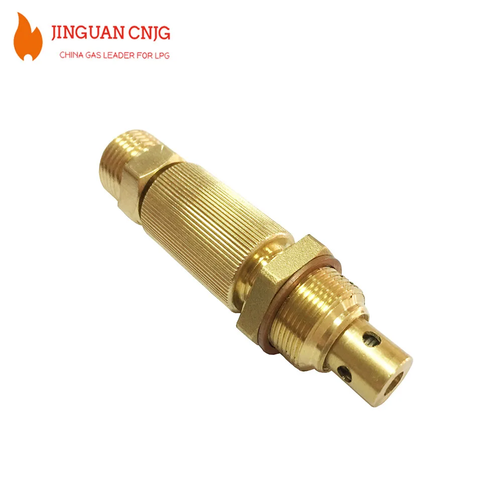 CNJG Nigeria, Kenya LPG Gas Inflation Valve, 3kg, 5kg, 6kg Brass Nozzle for Cylinder