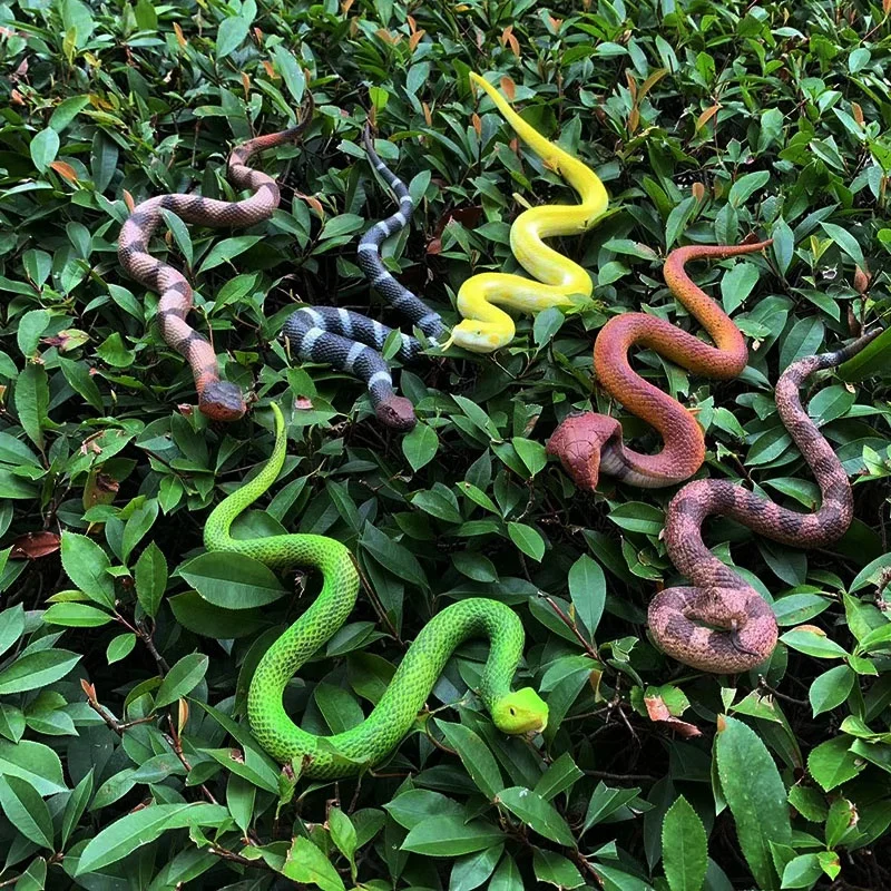 Wholesale Soft Various Types Colorful Prank Realistic Snake