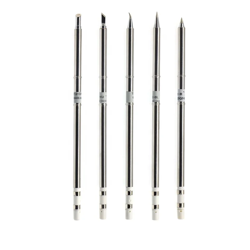 Guste T12 Electric Soldering Iron Tips T12-ILS  BL Bc2  Jl02 D24 Kf For Hakko Fx951 Diy Soldering Station Kits T12