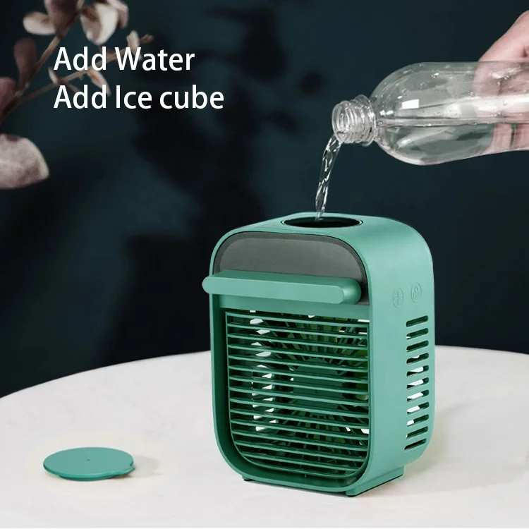 New Water Mist Fan Desktop Vertical Switchable Mode Fan Dense Water Mist Fast Cooling