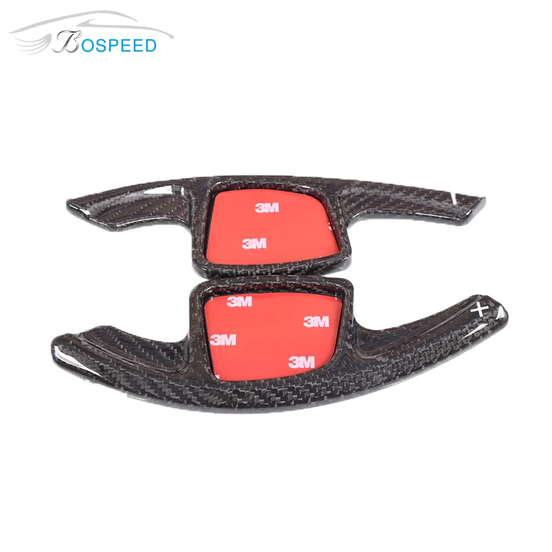 Genuine Carbon Fiber Steering Wheel Shift Paddle Replace Type For Audi A6 A7 A8 B9 Q8 RS7 TTRS