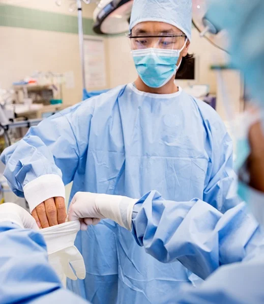 Fabric Polyester Rib Knit Cuff for Disposable Non woven Gown Polyester or Cotton Knitting Rib cuff