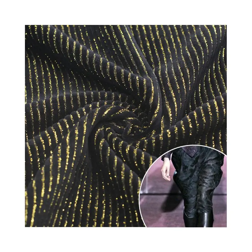 cotton black velvet terry velour draping fabric rolls