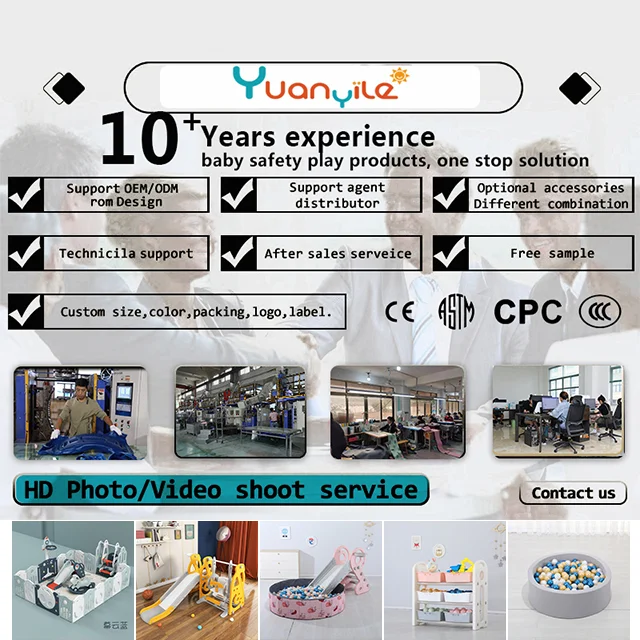 2021 Yuanyile Горячая Распродажа пластиковые детские игрушки детская домашняя горка с набором качелей
