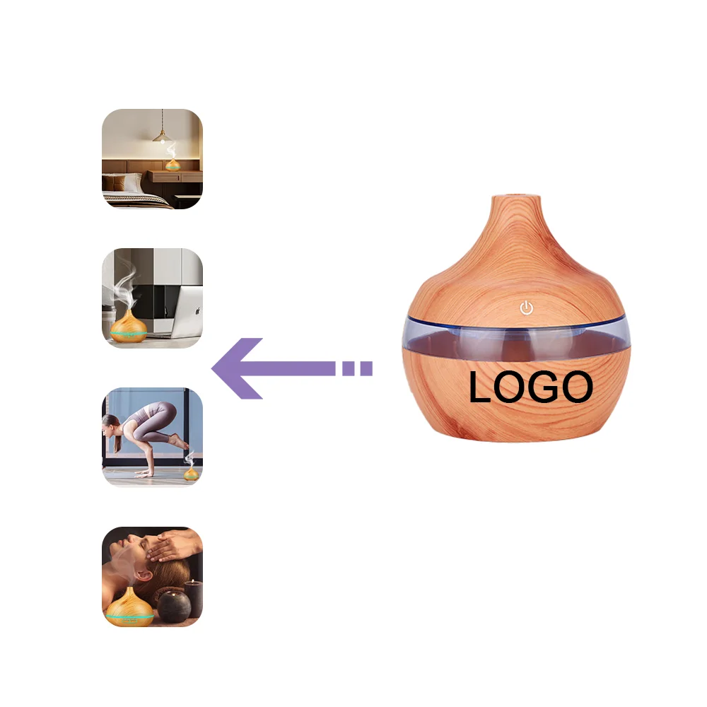 Best Selling Resin New Style Decorative Gift Essential Oil Diffuser Integrated Circuit Mini Humidifier