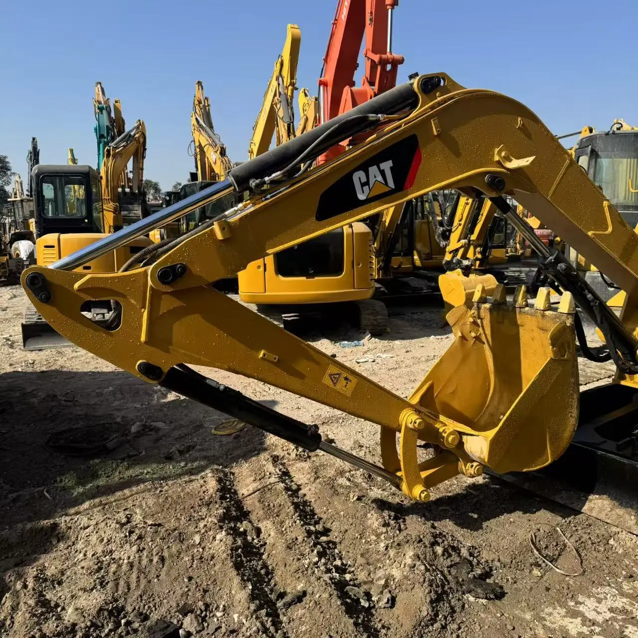 Экскаватор CAT 307D 7 тонн 90% новый оригинальный с EPA CE сельскохозяйственный подержанный экскаватор кошка 307 мини-экскаватор