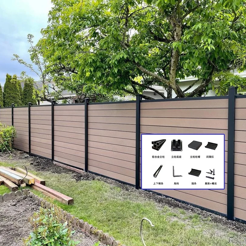 Oem Odm Design Customized Modern Garden Decoration Aluminium Easily Assembled Modern Design Aluminium Garden Fence Accessories
