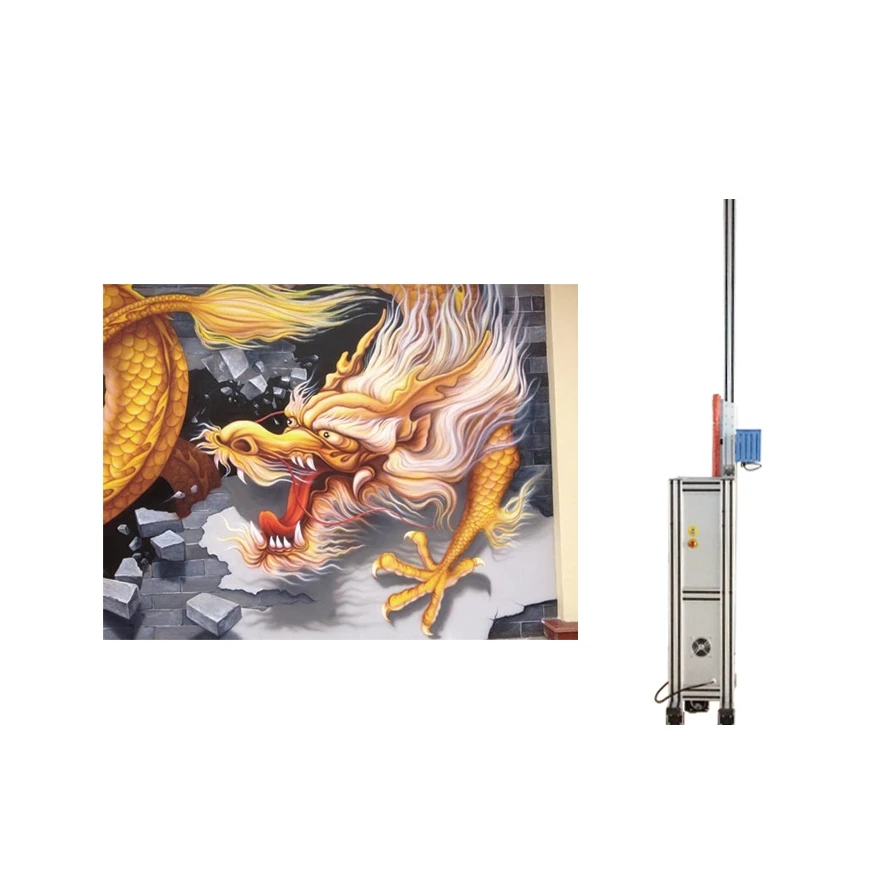 Factory Customization Direct To Wall UV Mural Painting Machine 3D Wall Painting Machine
