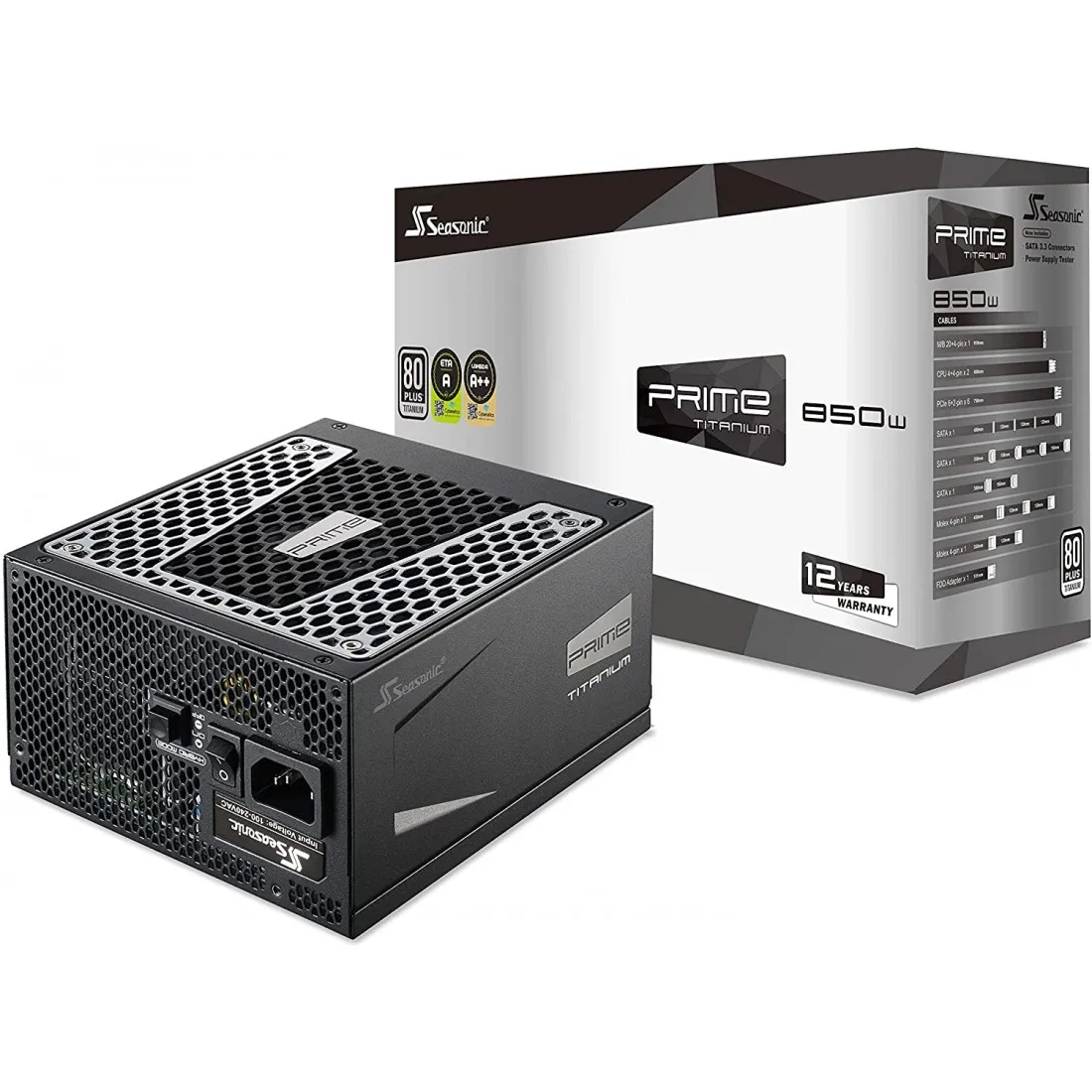 USSeasonic PRIME TX- 850 PX1000 TX1000 GX1300 PX1600 TX1300 Titanium power supply 600W/750w/850w PCIE5.0 80 Plus power supply