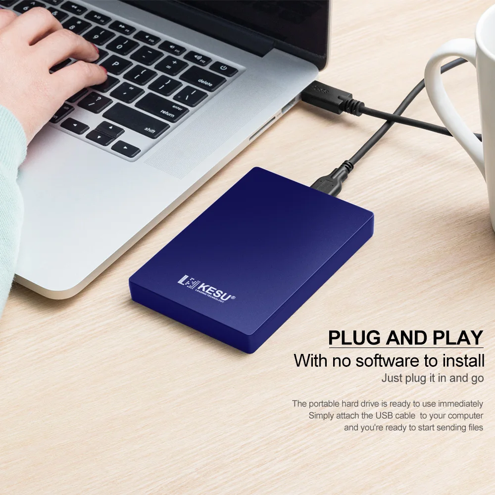 Portable external drive 2.5 inch USB 3.0 SATA hard drive 1TB hdd compatible with ps4 and xbox one