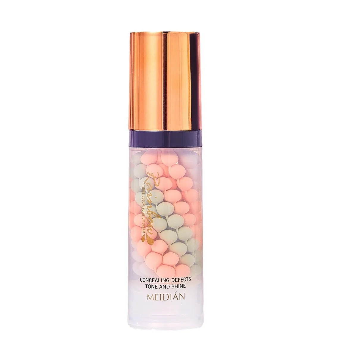 Natural Face Primer 3-Color Waterproof Whitening Foundation Makeup Isolation Cream Rainbow Effect
