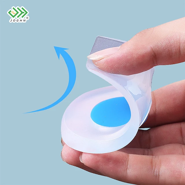JOGHN adjust size heel liner skid classics casual high heels shoes insoles gel front pads anti slip shoe insole heel cup