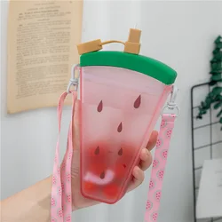 Cute Girls Ice Cream Plastic Water Cup Bottle Popsicle Drink Pouch Purses Handbags 2023 Small Kids Crossbody Hand Bags for Gifts