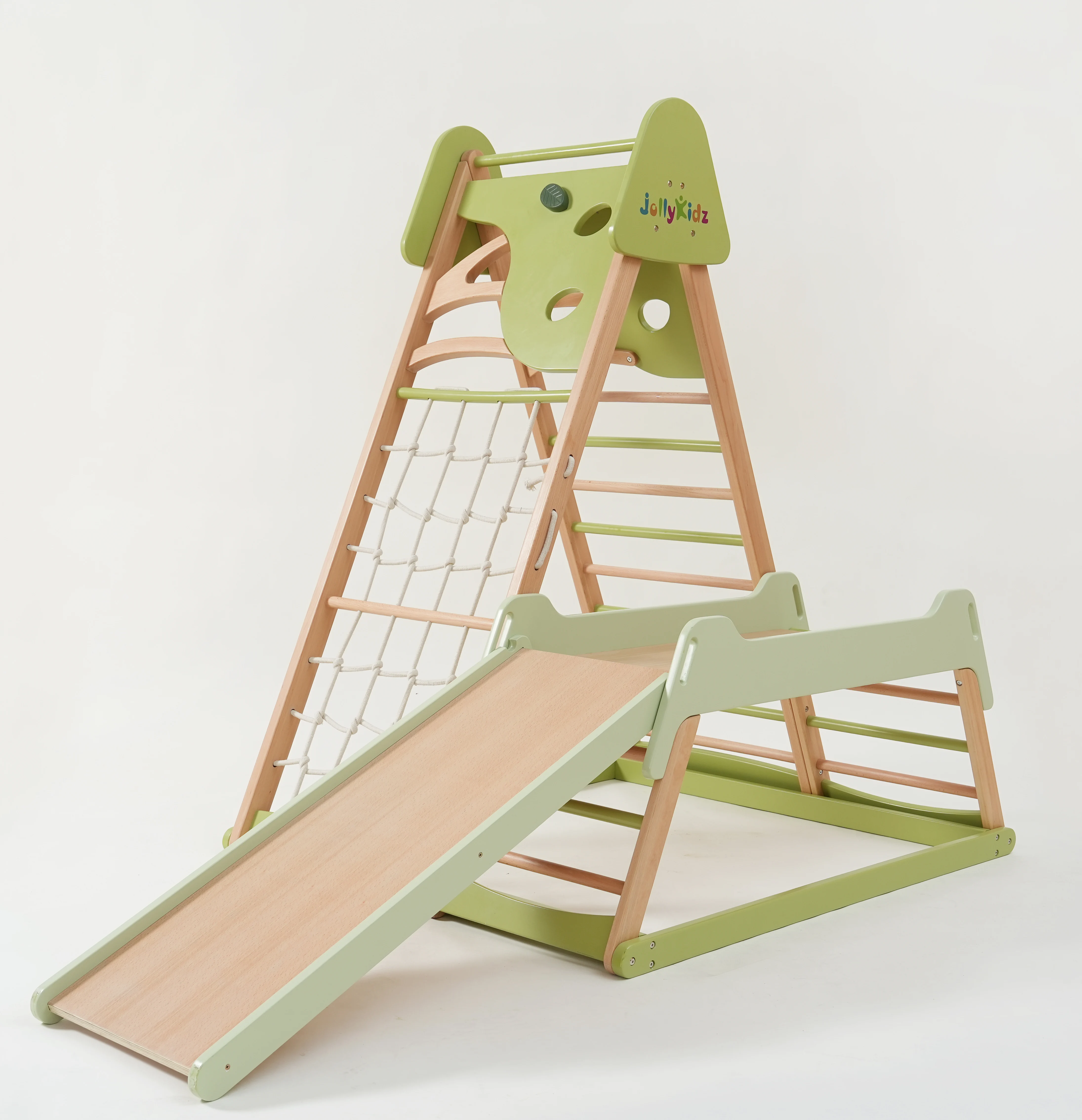 Wooden Kids Climbing Frame Ladders Toys Climb Game Indoor Climbing Arch and Ramp Frame For Children Playground