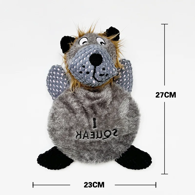 New Design Dog Toys Squeaky Stuffed Animal Bite Resistant Chew Toys for Small Dogs Cats Pet Products Toys Stocked
