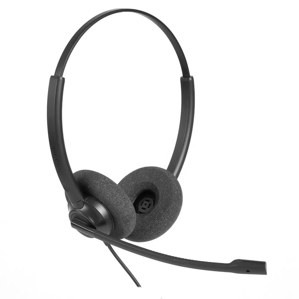 OEM Professional High Quality Wired ANC Over-Head Headset for PC with Mute USB Headphone Call Center