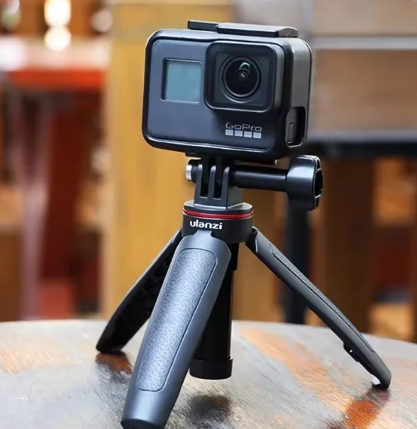 Ulanzi MT-09 Extendable Vlog Tripod for Action Sport Camera for GoPro Hero 11 12 10 9 8 7 6 5 4