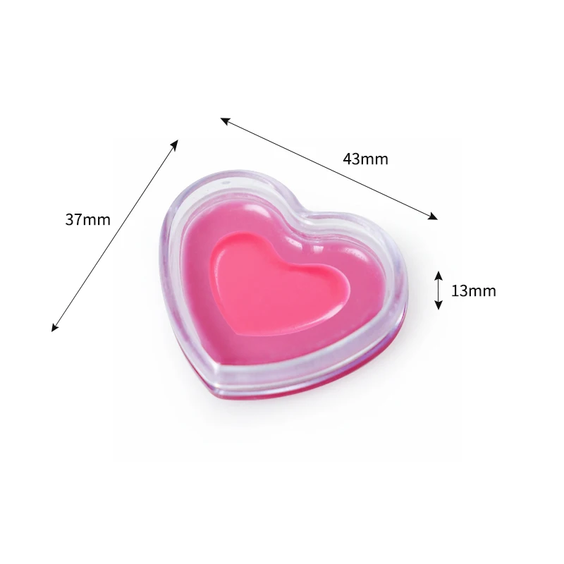 CC36427 Wholesale Custom Label Factory Cute Heart Shaped A variety of  two colors Lip Balm