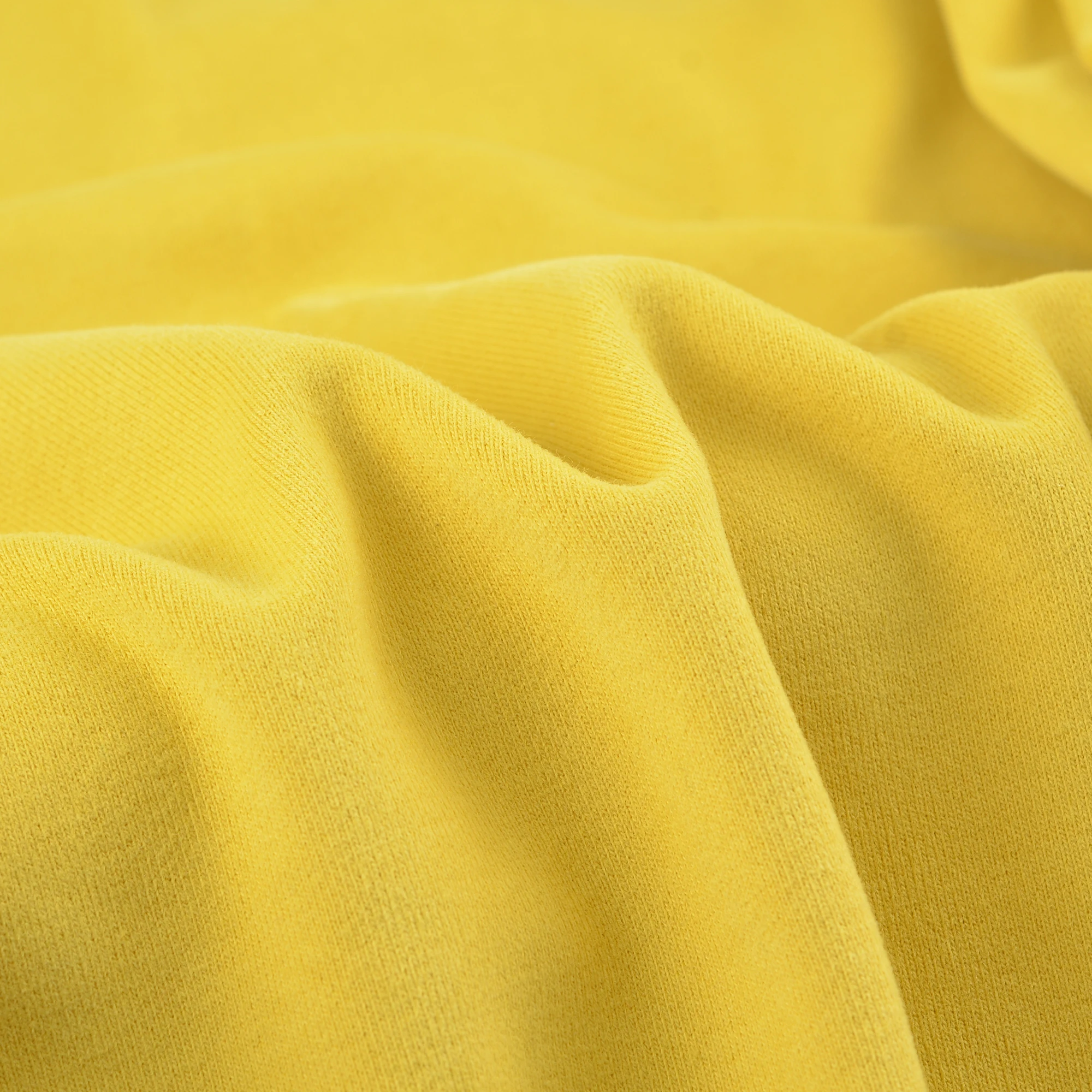 Cotton-polyester fabric wholesale 170g China cotton real sweater brush TC sweater fabric wool circle fabric