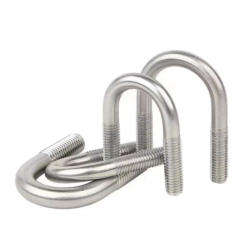 Din3570 A4-80/a2-70 Grade 4.8 Customized Metal U Bolt