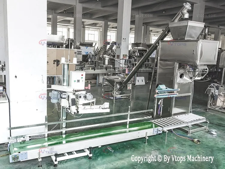 5kg to 50kg Guar Gum Powder Bag Packing Machine Filling Packaging Machinery