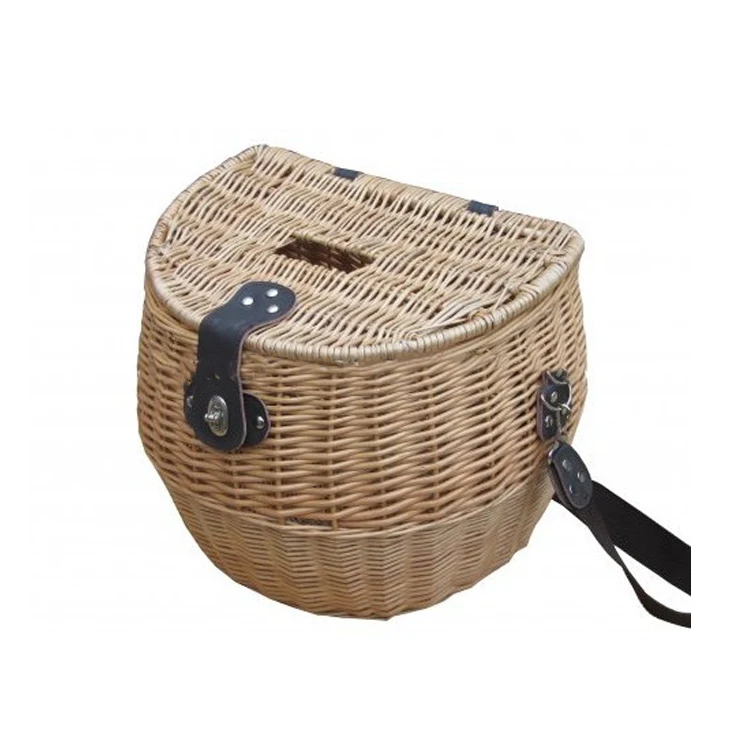 Оптовая продажа плетеная корзина для рыбалки из ивы