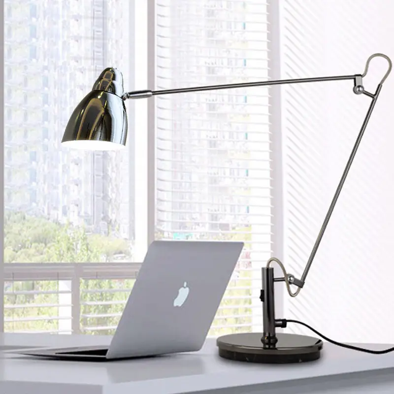 Clamp Swing Arm reading Desk Light Eye Caring Table Lamp Modern Architect Desk Lamps for Home Office Study Work