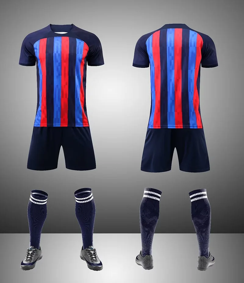 23 24 Half Zip Winter Long Sleeve Tops and Pants Football Training Jersey Club Football Uniform JS-2223