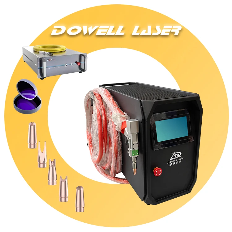 Manual Mini Portable Handheld Air-Cooled 3 In 1 1000w 1500w 2000w 3000w Fiber Laser Welding Machinery Welder Price For Aluminum