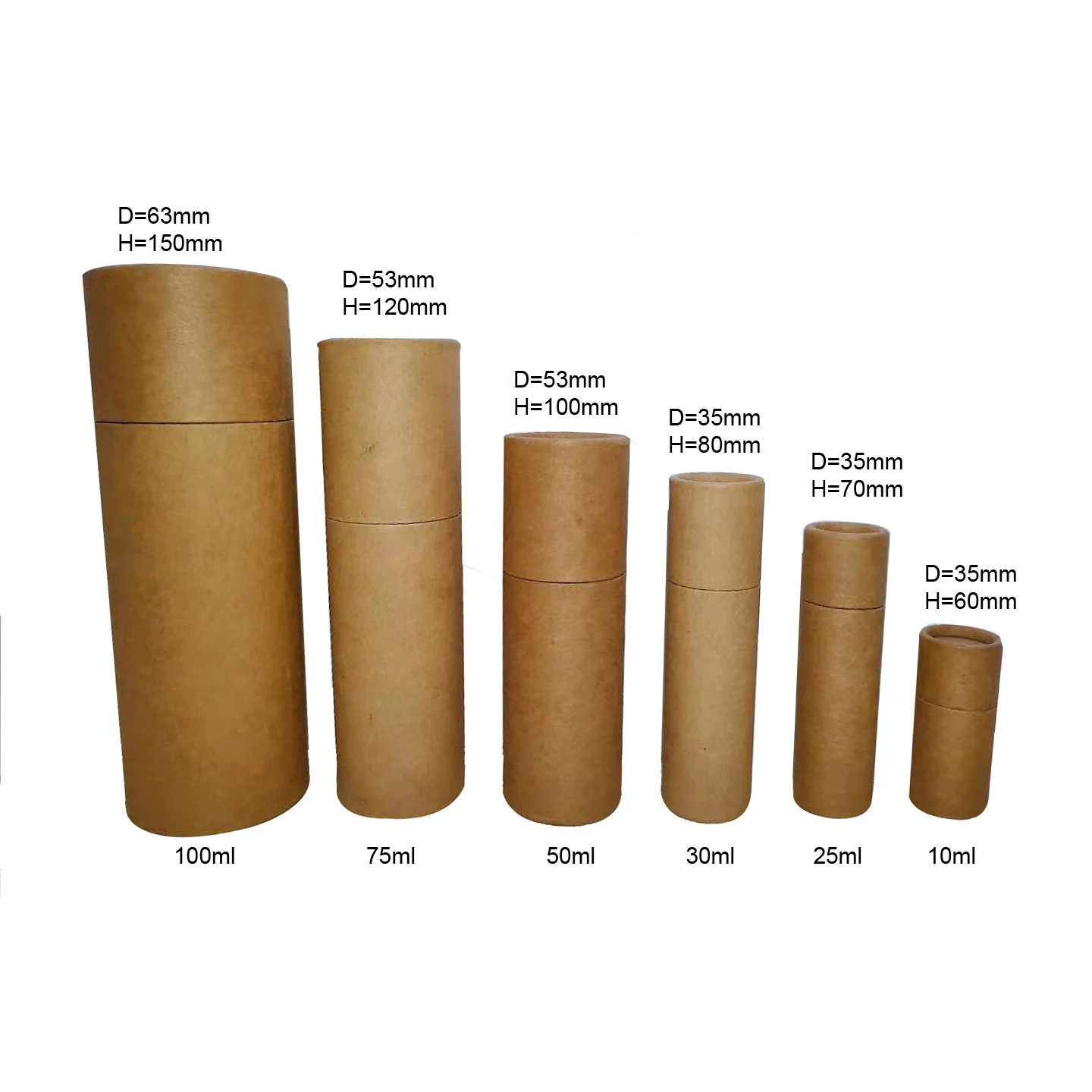 Биоразлагаемая упаковка, горячая распродажа, контейнер для продуктов для губ, красивая бумажная трубка для блеска для губ