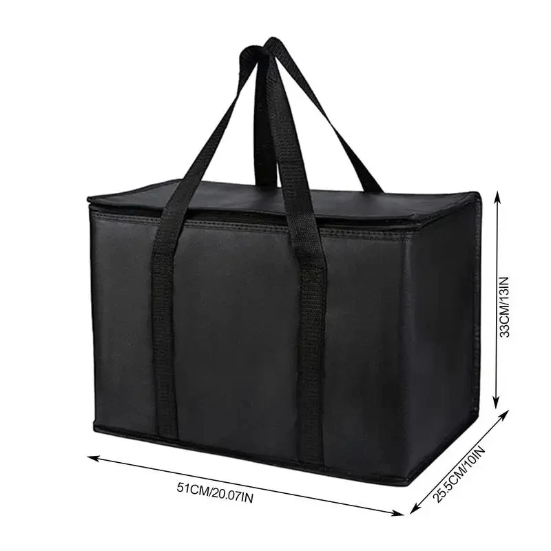Custom Logo Waterproof Food Delivery Bag Waterproof Large Thermal Insulated Cooler Bag