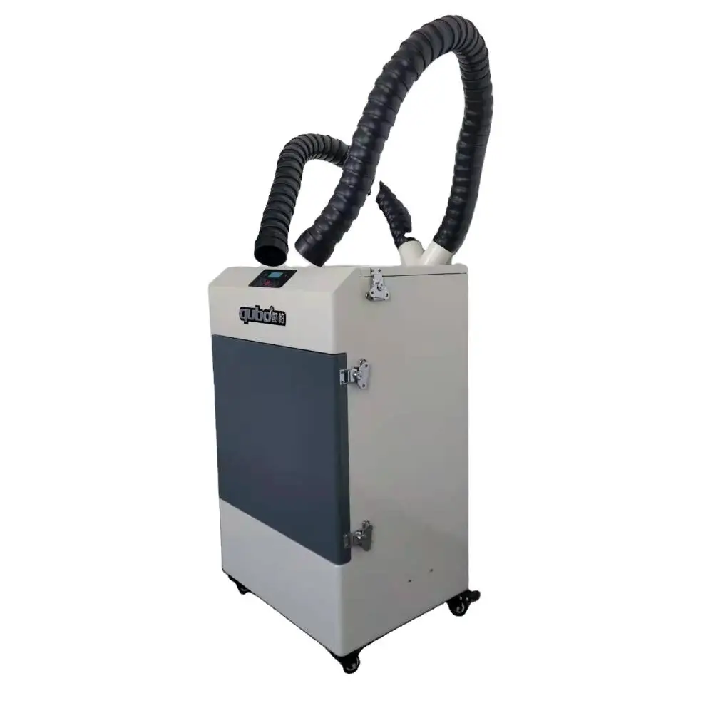 Best Mobile Antistatic Oil Nail Beauty Salon Portable Laser Cutter DTF Welding Fume Extractor With Hose And Filter