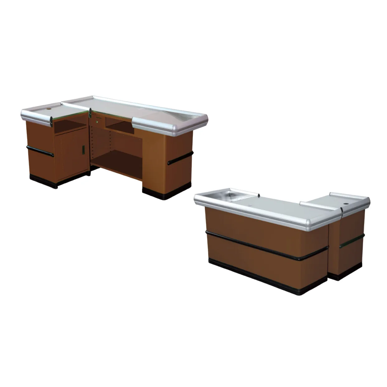 modern Design High Quality Gondola Cashier Store Shop Checkout Counter