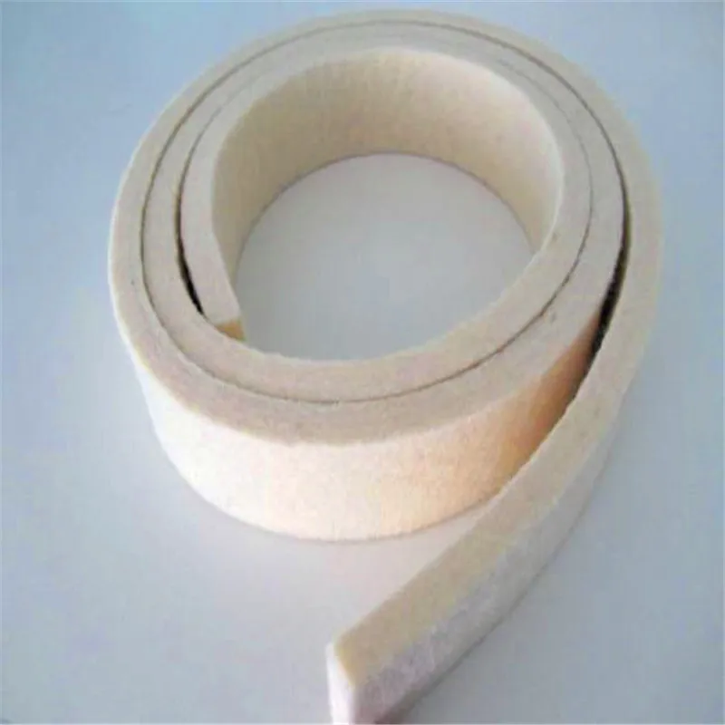 custom 3mm 5mm 10mm thick industrial pressed wool felt 100% industrial white wool felt fabric