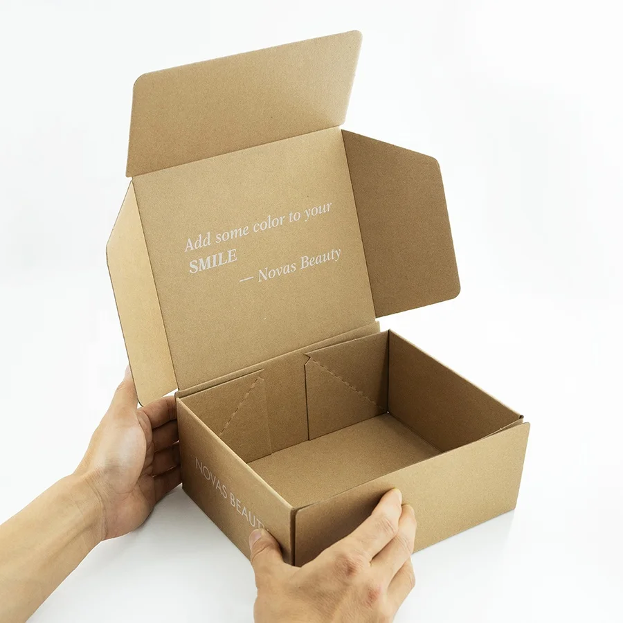 Top Selling Small Food Apparel Universal Box Carton Fold Brown Carton Box