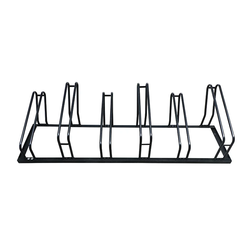 China factory Steel 3 Bicycles Stand Indoor and Outdoor Storage Ground