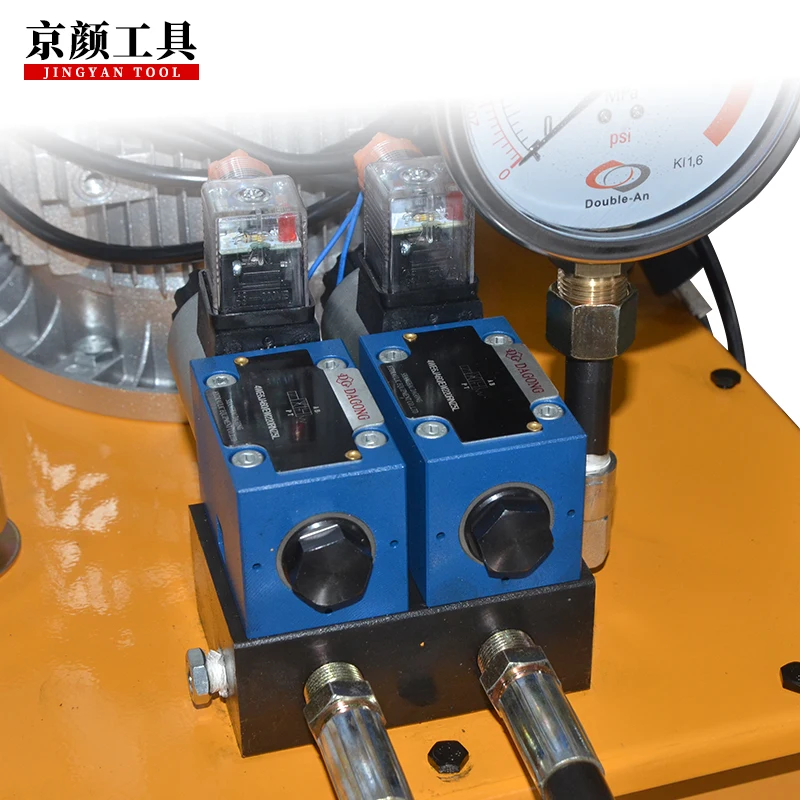 Ultra high pressure electric pumping 1.5KW double-station electric pump 70MPA electric hydraulic pump two stations output work