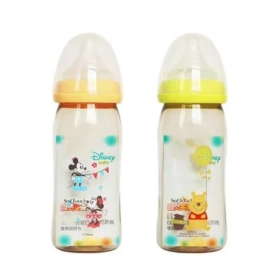 Shanghai Linlang anti colic glass baby High Borosilicate milk bottle