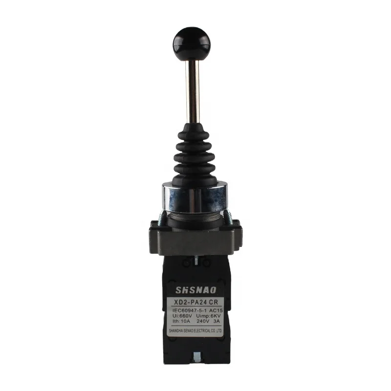 XD2-PA24 джойстик переключатель 4NO 22 мм Джойстик управления Мгновенный 4 направление крест рокер Однорычажный переключатель