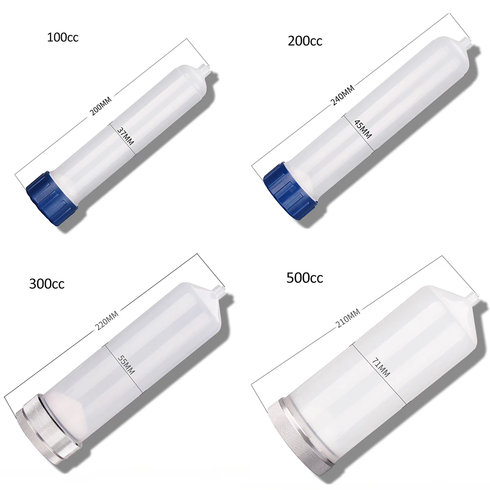 High Temperature Resistant Cone Glue Dispensing Syringe 100CC200CC