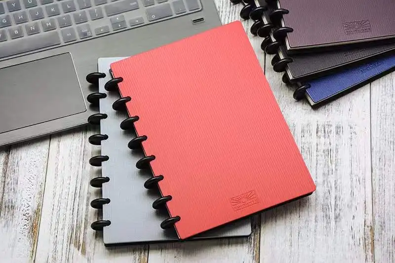 Mini Disc Buckle Hoop DIY Notebooks Customizable Notebook recycled paper Ring Round Binding book