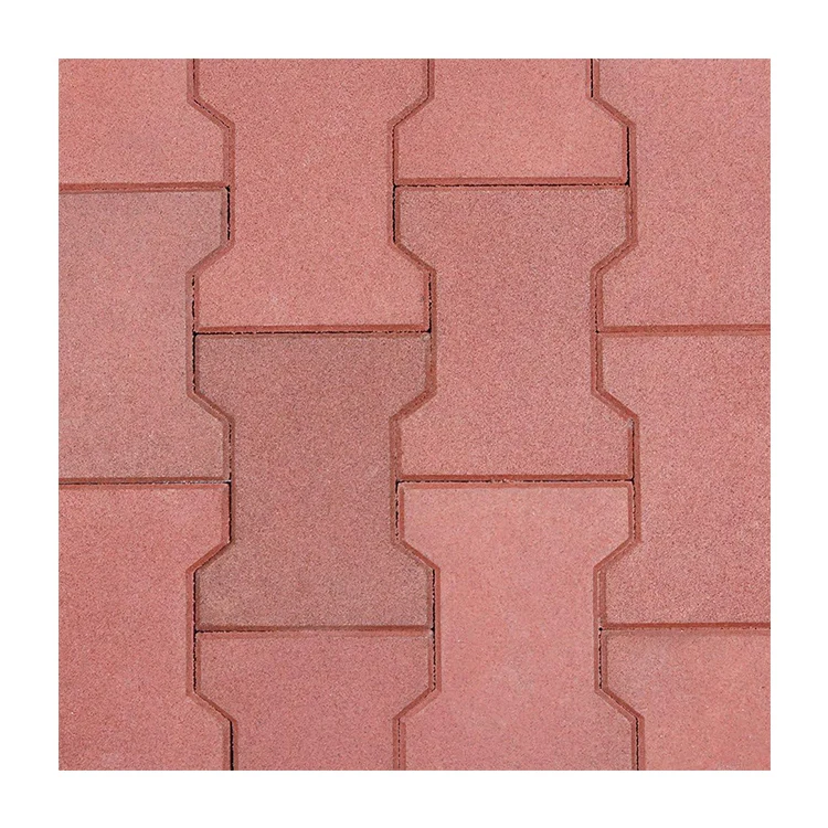 Outdoor interlocking rubber flooring brick for horse barn patio backyard paver walkway rubber brick