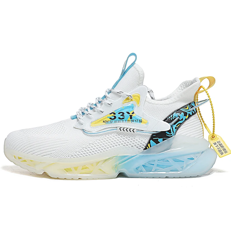 Дышащая легкая мужская обувь для бега большого размера, спортивная обувь, Прямая поставка