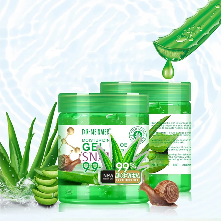 Wholesale Repairing Skin Anti Acne Aloe Gel Cream Moisturizing Soothing Private Label Aloe Vera Gel